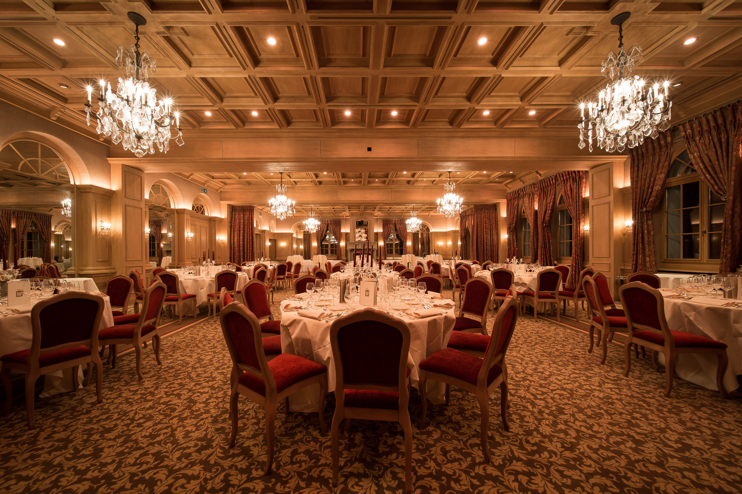 Salle Baccarat | Ballsaal | Hotel Gstaad Palace | Qu solutions