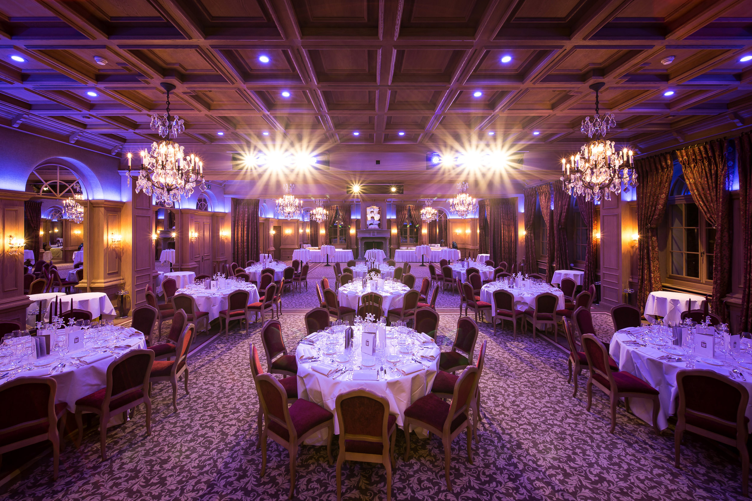 Salle Baccarat | Ballsaal | Hotel Gstaad Palace | Qu solutions
