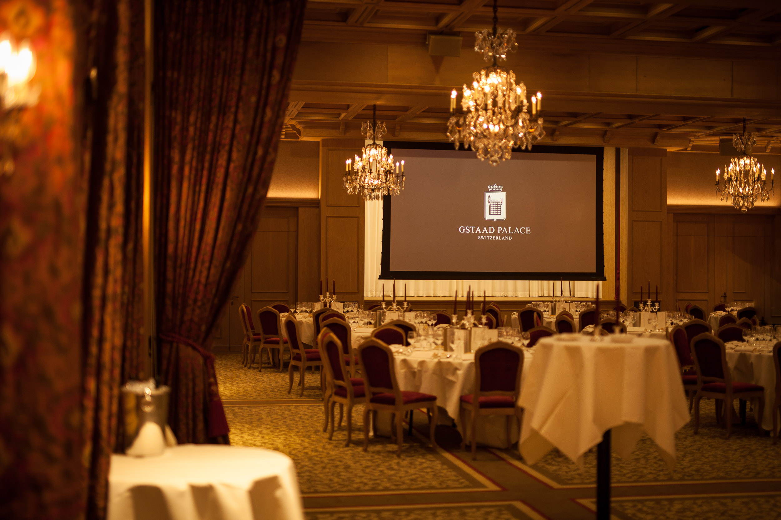 Salle Baccarat | Ballsaal | Hotel Gstaad Palace | Qu solutions