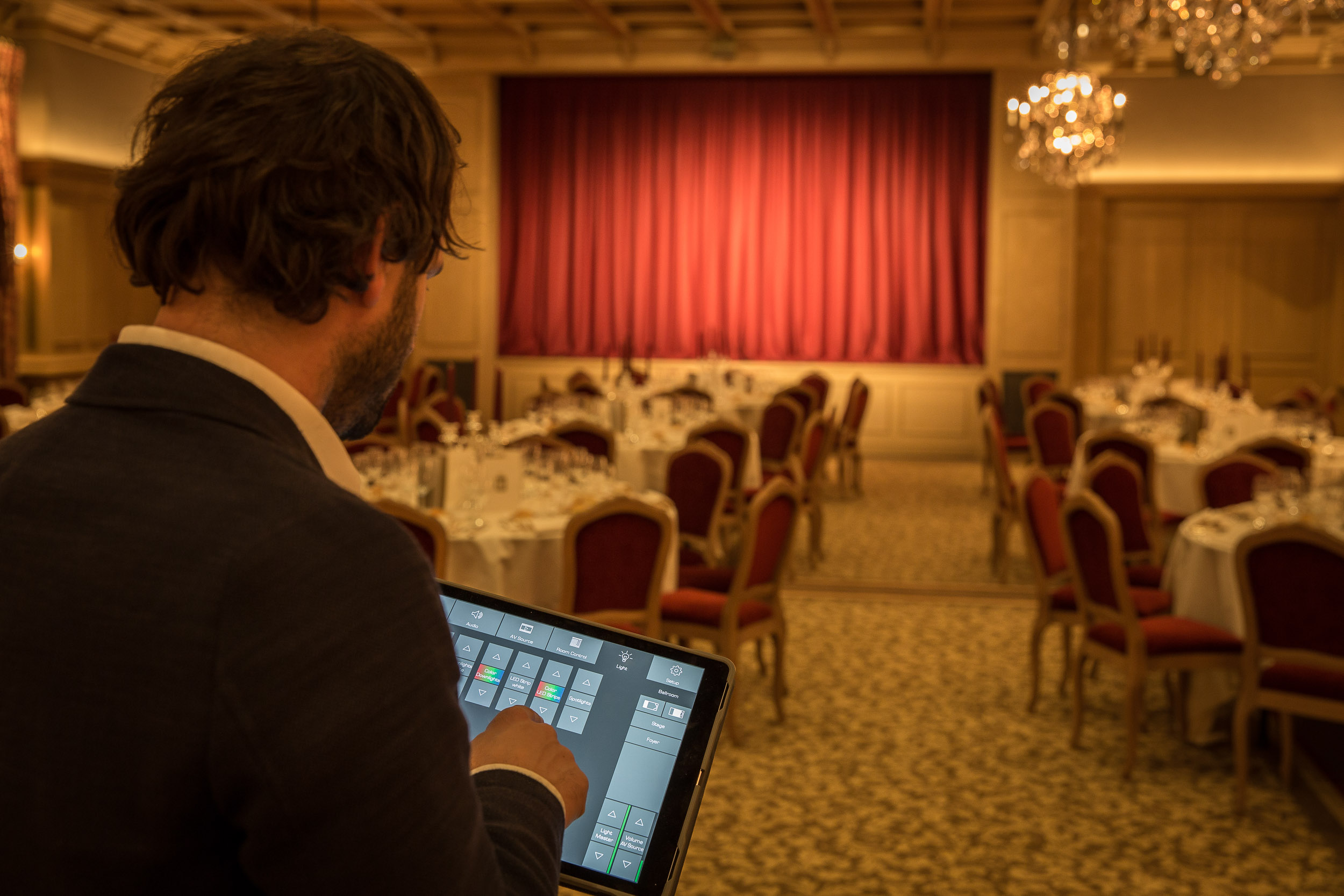 Salle Baccarat | Ballsaal | Hotel Gstaad Palace | Qu solutions