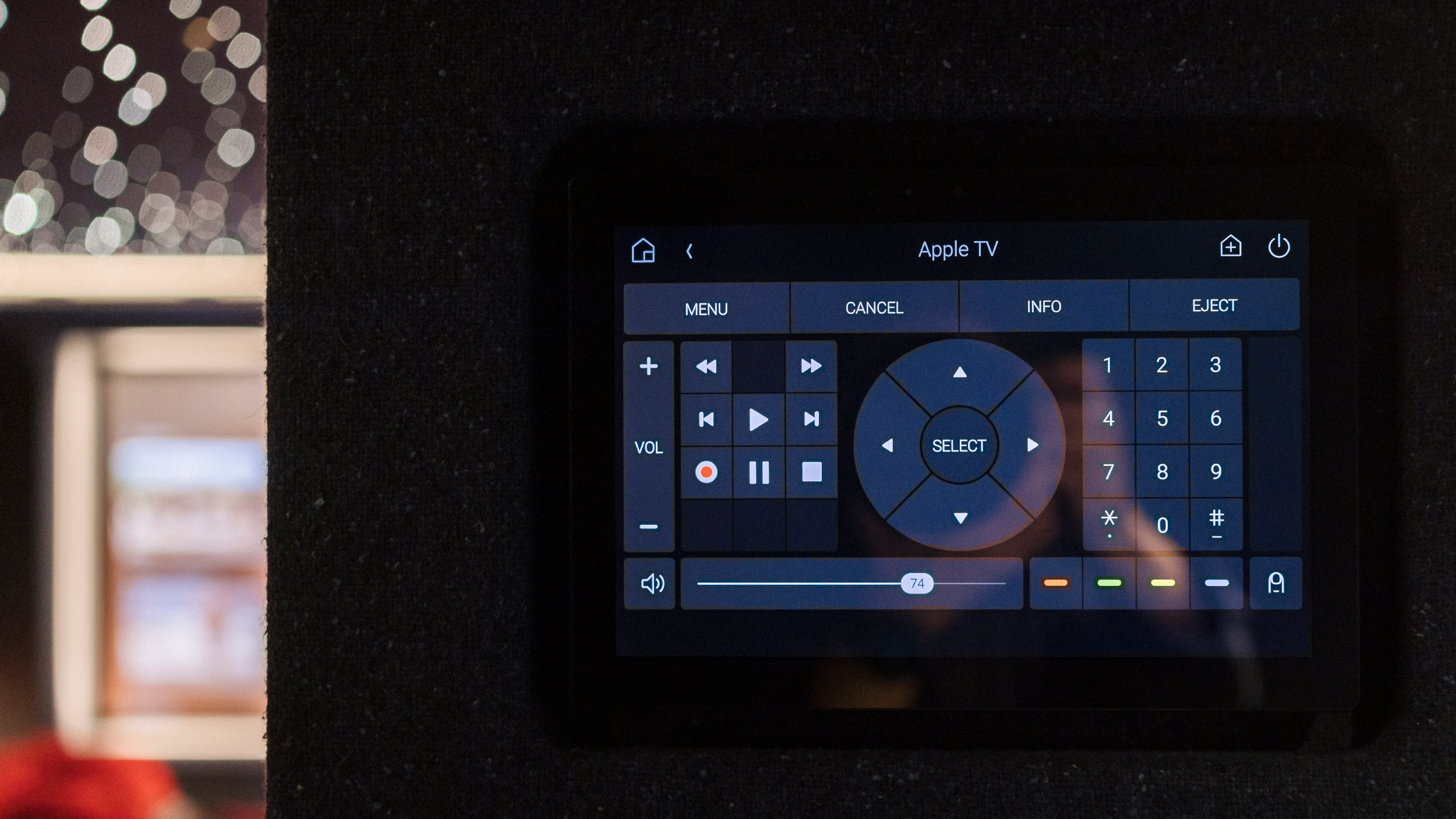Qu Solutions | Control interface | Chalet Switzerland | Touch panel