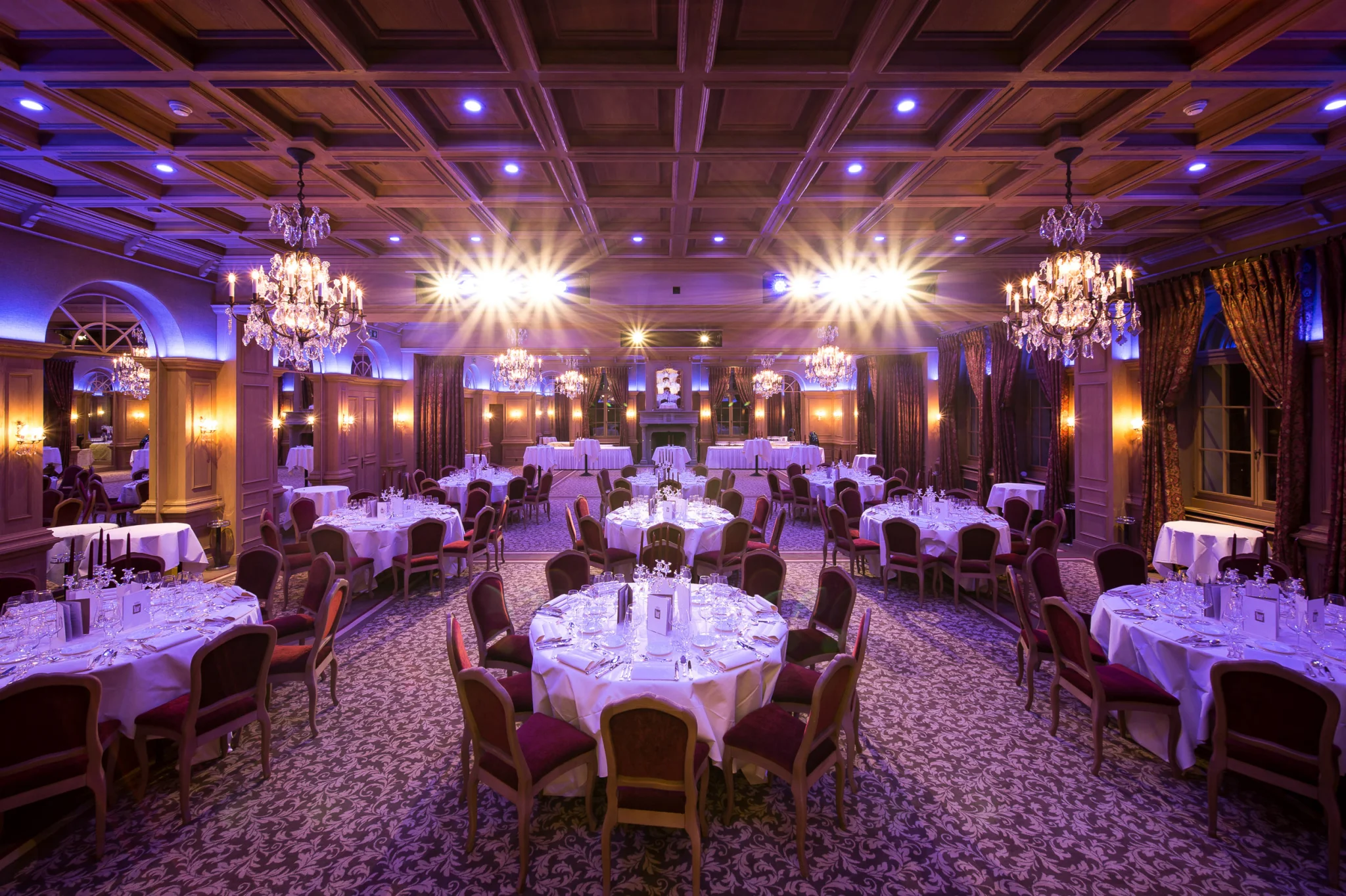 Salle Baccarat | Ballsaal | Hotel Gstaad Palace | Qu solutions